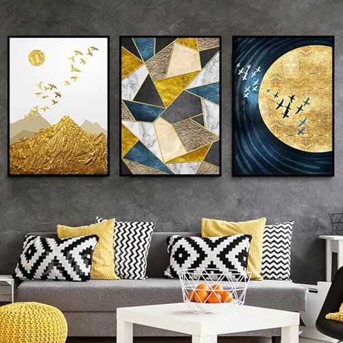 Affiches et impressions modulaires TONGYINLI grand format 3 cadres