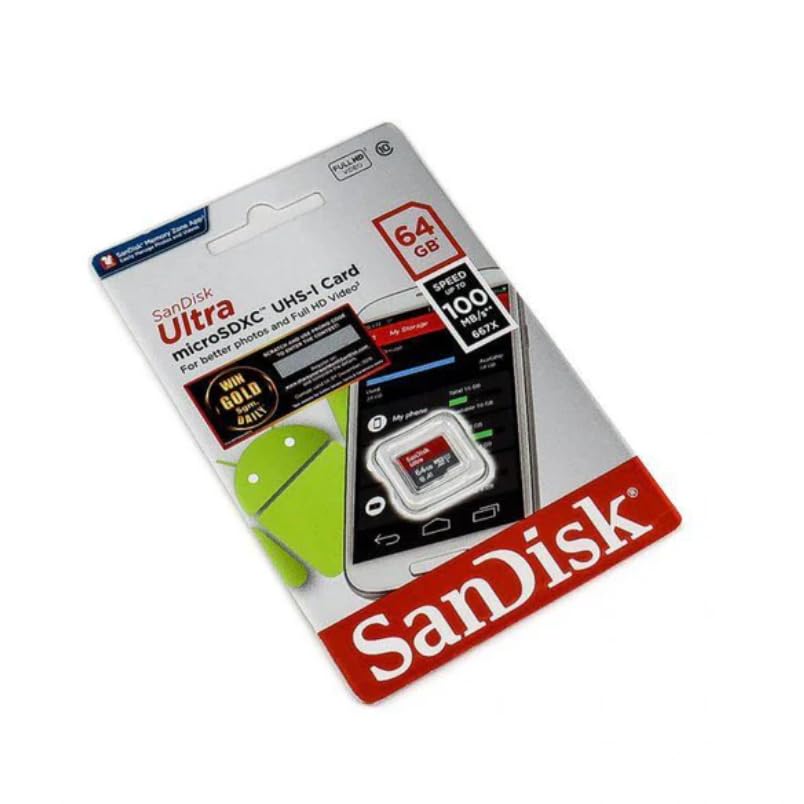 Robocraze SanDisk 64GB Micro SD-SDHC Memory Card - Image 3