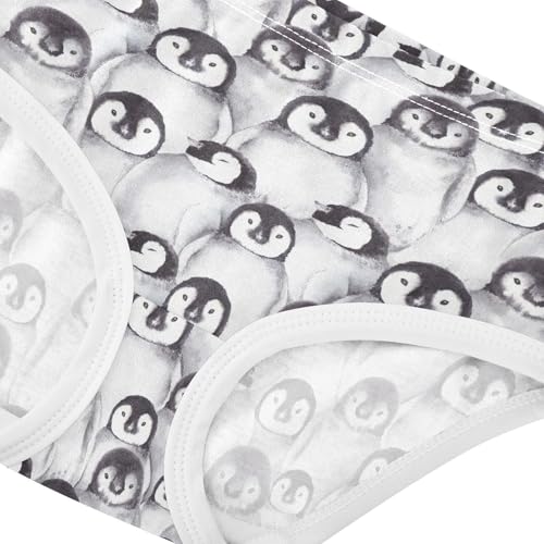 Girls Underwear Soft Cotton Penguins Kids Panties in Sizes 2/3t, 4t, 5t, 6 and 84