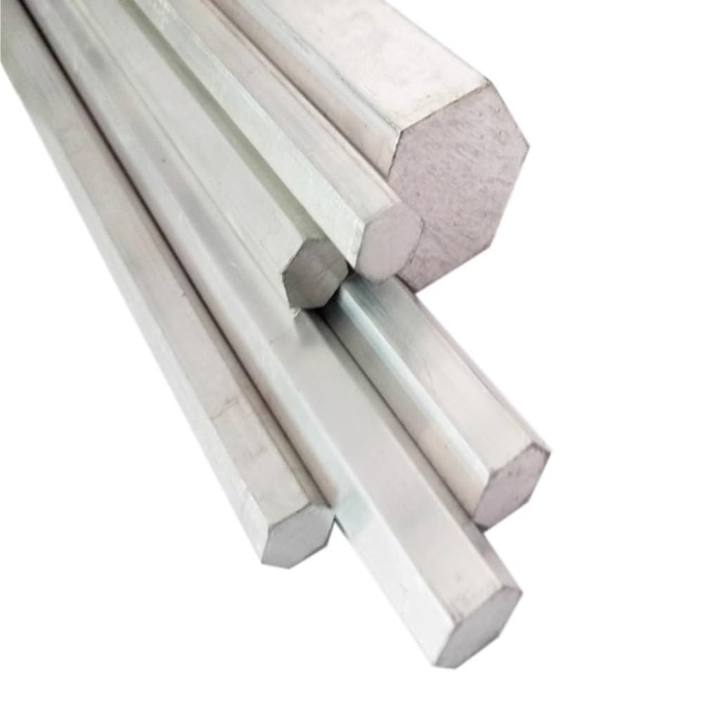 Aluminiowe pręty 1 szt. aluminiowy pręt sześciokątny 6061, długość 4-20 cali, aluminiowe pręty sześciokątne, wysokość 8-60 mm (500 mm x 16 mm) (500 mm x 35 mm)