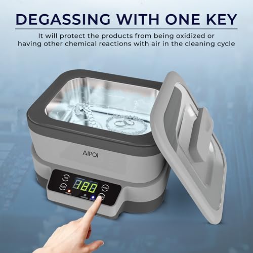 AIPOI Ultraschallreinigungsgerät 1200ML, Ultraschallreiniger mit Gespaltener, Ultraschallbad zur...