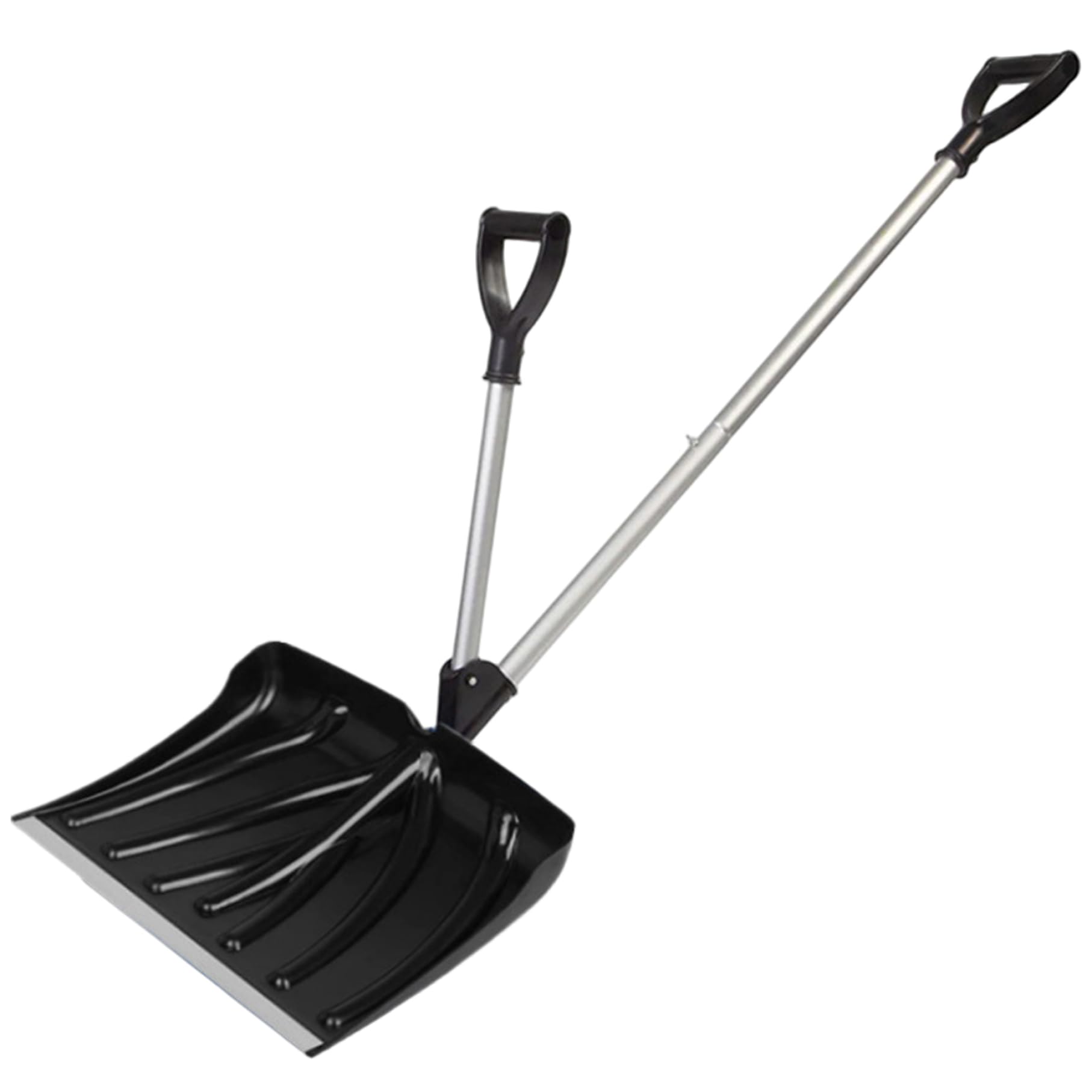 Pelle à neige robuste de 53 pouces avec poignée ergonomique d'assistance noire
