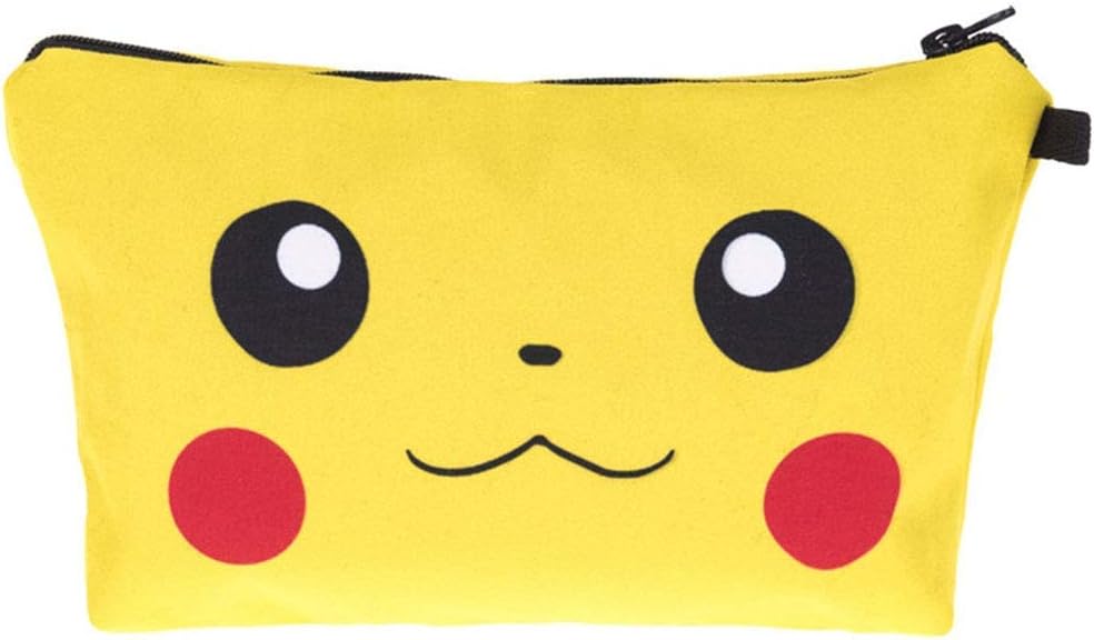PREMYO Neceser de Maquillaje Estuche Escolar Pochette para Cosméticos Bolsa de Aseo Pequeña Práctico Estampado Impresión Diseño
