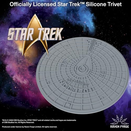 Salvamanteles Star Trek Enterprise NCC-1701 protector de mesa de silicona resistente 3