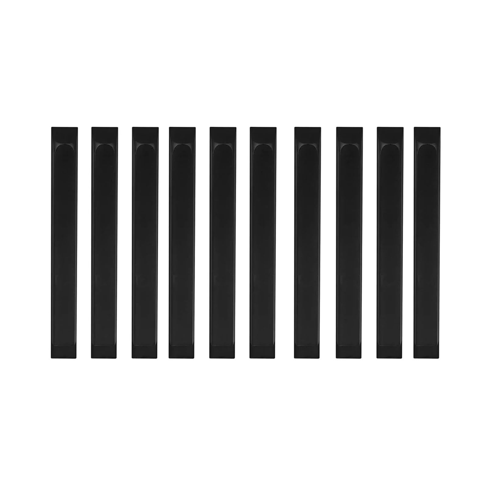 Tasti di ricambio per pianoforte 10 pezzi 10 cm tasti neri for pianoforte ABS nero opaco tasti for pianoforte pianoforte universale installazione fluida riparazione facile accessori for pianoforte