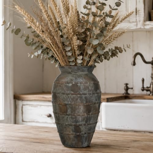 Vase en céramique marron pour salon et centres de table - 7