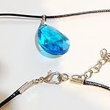 Sword Art Online SAO Kirito / Asuna's/ Yui Cosplay Crystal Necklace Light blue