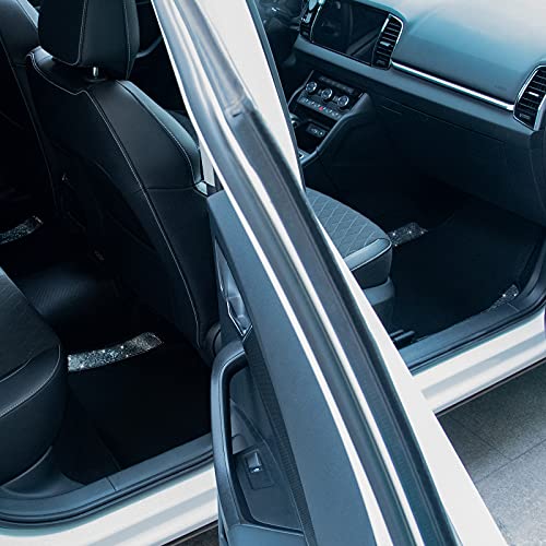 Eing Breathable Universal Bling Anti Slip Car Floor Mat With Crystal Rhinestones For Women & Girls, Pure White #TOP1