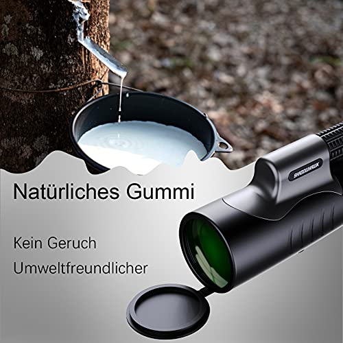 Monokular Teleskop, Shadowhawk HD 12x42 Monokular Fernrohr, Wasserdicht Monocular Fernrohr Stoßfest mit Handschlaufe für… – Bild 7