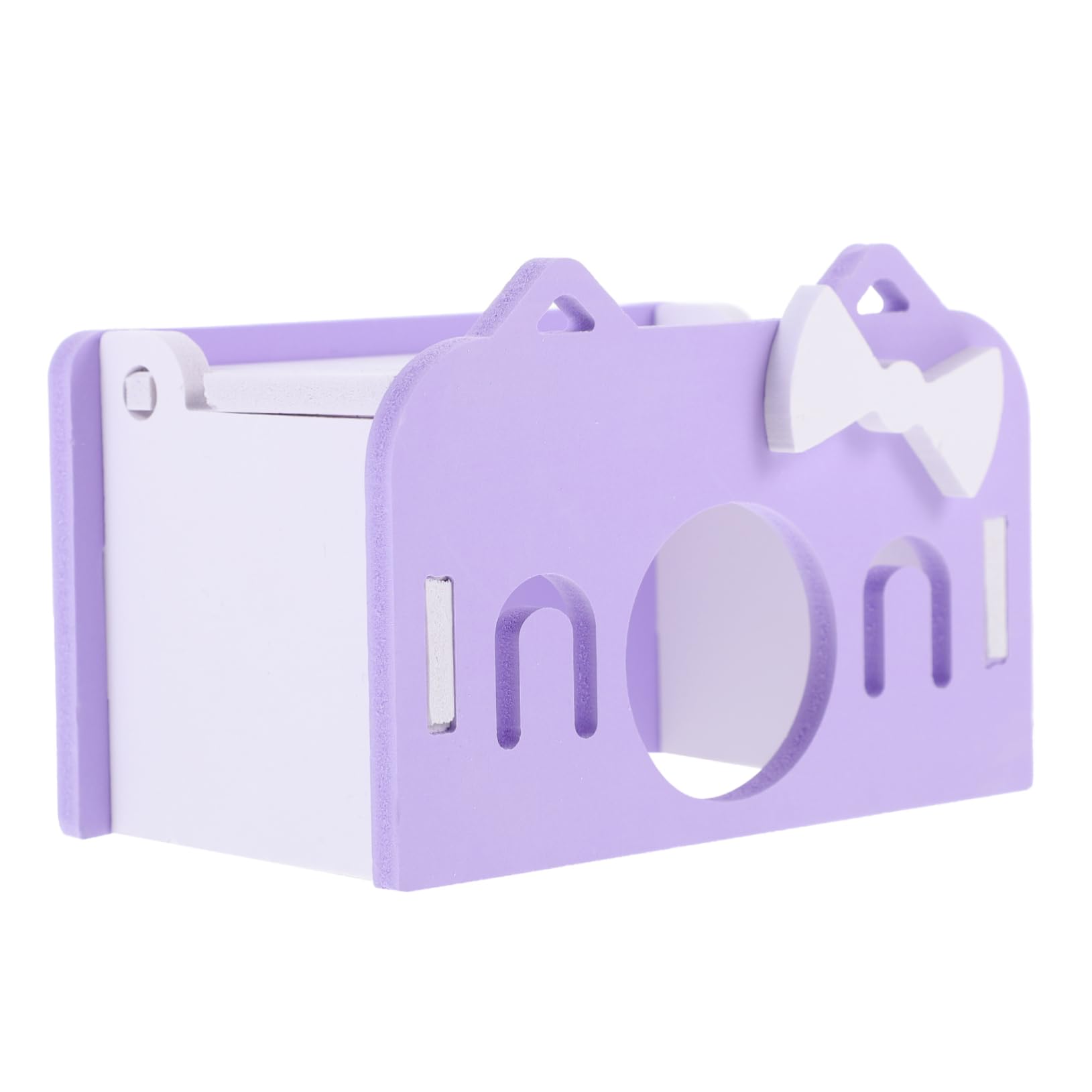 MILISTEN Casa Escondite Hámster Casa Hamster Madera Mini Escondite Jaula Ratas Pequeña Casa Mascotas Casa Ratas Plastico Erizo Delicado Polivinilo