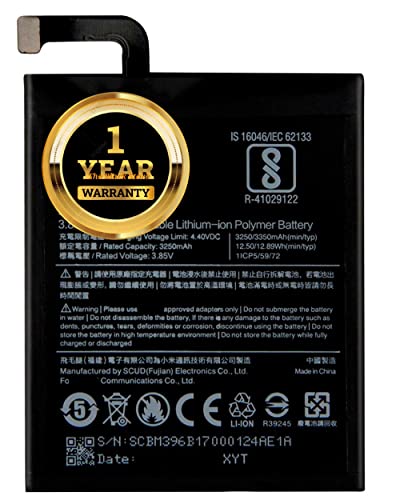 Image of Original BM39 Battery Compatible with Mi 6 MCE16