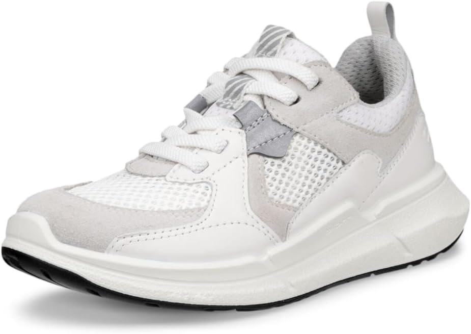 ECCO Kid's Biom 2.2 Sport Cross Trainer Sneaker, Shadow White/White/White, 2.5-2.5