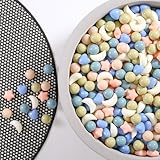 GOGOSO Star Heart Moon Ball Pit Balls, Shaped Play Balls for Ball Pit, 100 200 500 1000 Crush Proof Bpa Free Kids Toddler Baby Pastel Pelotas,Elegant Blue-Pink Blend, 100