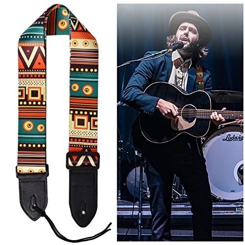 Colexy Sangle de Guitare de style ethnique, Sangle pour ukulélé Ajustable, Bandoulière à Guitare avec extrémités cuir PU… - Les Beatles, Paul McCartney, John Lennon, RIngo Starr, George Harrison Colexy Sangle de Guitare de style ethnique, Sangle pour ukulélé Ajustable, Bandoulière à Guitare avec extrémités cuir PU… – Image 8