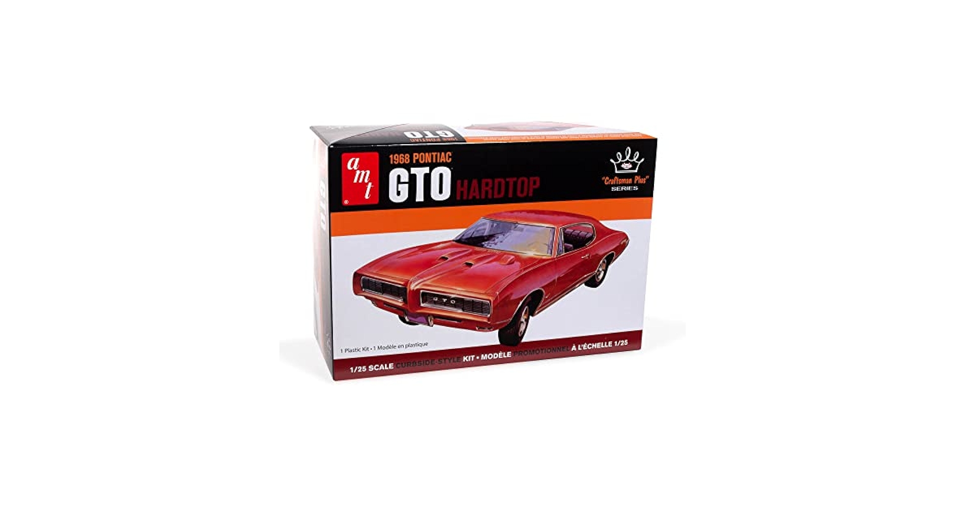 Amazon.com: AMT 1968 Pontiac GTO Hardtop Craftsman Plus 1:25