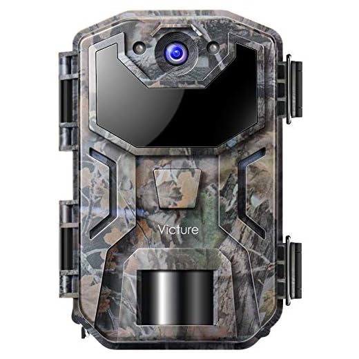 Victure Trail Game Camera 20MP 1080P Full HD with Night Vision Motion Activated Waterproof IP66 Wildlife Trap Camera No Glow Infrared with for Hunting and Wildlife Watching