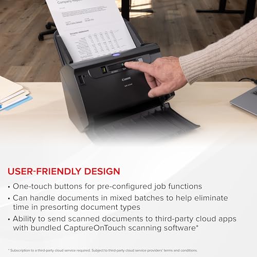 Image of Canon DR-C240 Office Document Scanner, Black