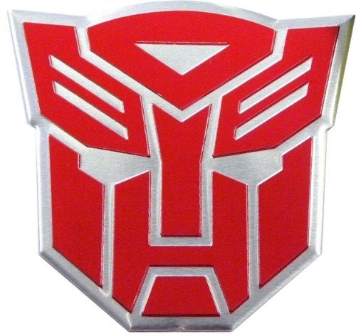 Transformers Autobots Aluminum Large Emblem in Red