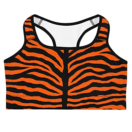 Tiger Sports Bra - Orange