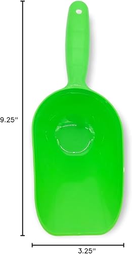 Miniatura 10 de Handy Housewares Cuchara colorida de comida para mascotas sin BPA, mide hasta 1 taza (rosa, 1 unidad)