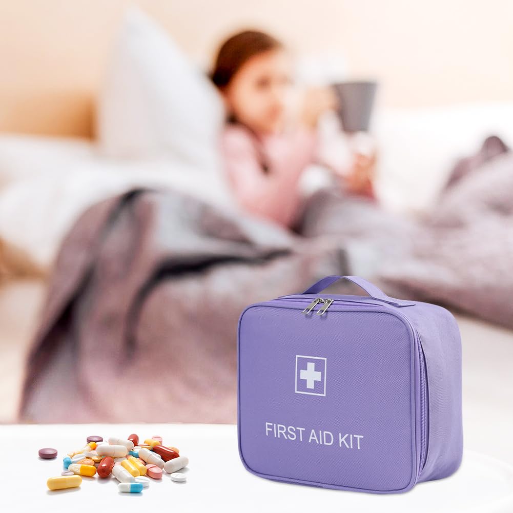 4 sacchetti di pronto soccorso, organizer da viaggio per medicinali, vuoti, per medicine, da viaggio, per casa, ufficio, cucina, viaggi, escursionismo, ciclismo, lavoro