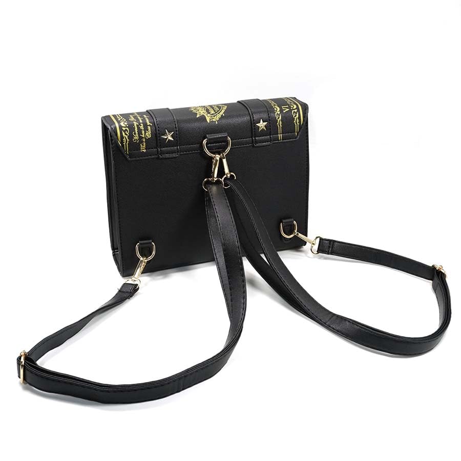 Cute Gothic Book Purse Crossbody for Women Black Kawaii New Lolita Backpack3