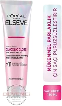 LOreal Paris Elseve Glycolic Gloss Smoothing Conditioner 150 ml for Perfect Shine