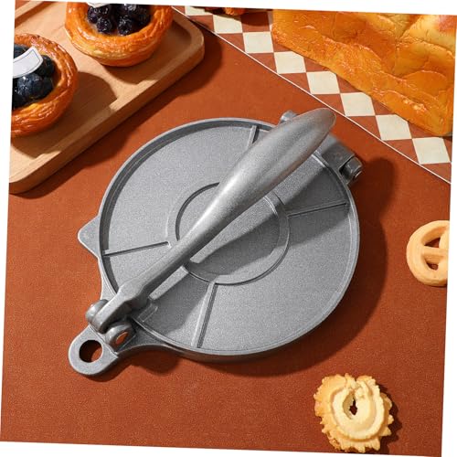 Miniatura 4 de Muelodsic Prensa Para Tortillas De Aleación De Aluminio Ecológica Y Resistente Oxidación, Herramienta Redonda Para Hacer Tortillas En Cocina Doméstica