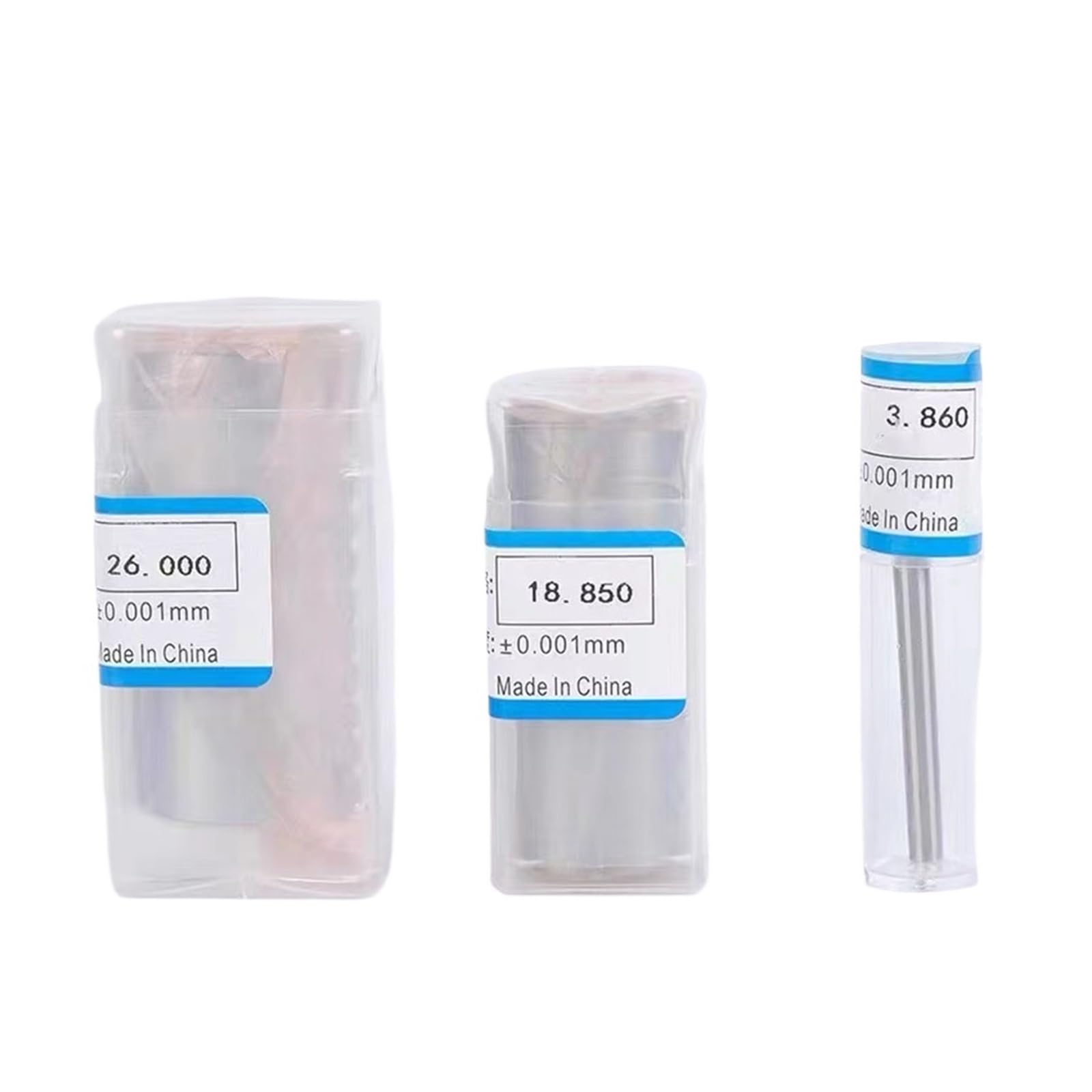 calibre de pasador Medidor de enchufe clavija, enchufe/agujero/calibre personalizado rango 0,38-0,49mm, paso,01mm, herramientas for carpintería, inspección, mecánica y medición(0.38,1 PCS)