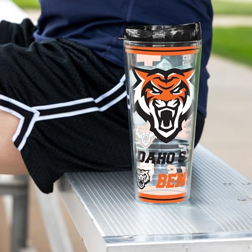 Image of Rico Industries NCAA College Double Wall Mayhem 16oz Or 20oz Tritan Tumbler W Lid