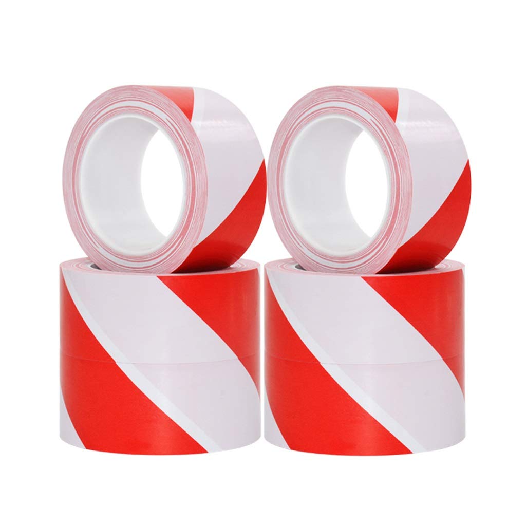 Cinta de advertencia for productos de oficina - Cintas de seguridad Cinta de advertencia de peligro de PVC negra y amarilla Adhesivos de señalización Cinta adhesiva de barrera con logotipo 5S for suel