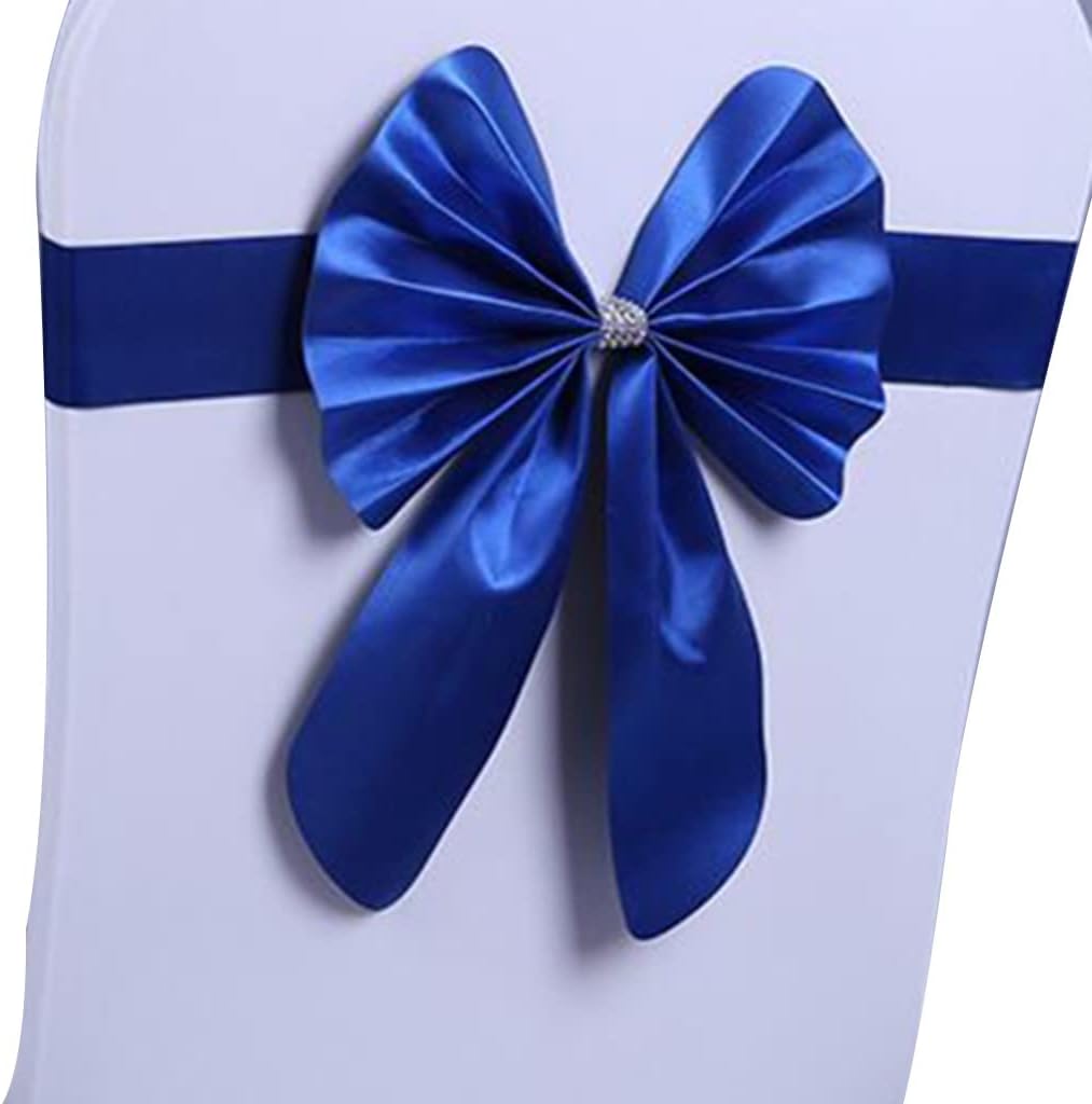 Chair Sashes 10-50Pcs Anniversary Big Bow Shape Chair ?Bows Exhibition Hall Reception Chair Decorated with Satin Ribbon Ribbon Simple to Use (Color : F Size :20) (K*50)