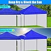 Amazon.com: Joramoy 10 Feet Canopy Rain Gutter for Instant Pop Up ...