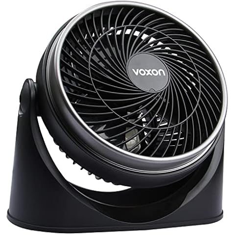 VOXON Desk Fan, Quiet Air Circulator Fan, Wall Mounted Turbo Fan with Strong Wind, 3 Speed Settings, Fans Cooling for Bedroom, Home, Office, Kitchen Cover