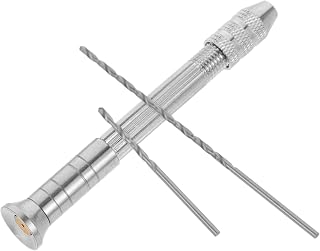 3-Piece Manual Candle Wick Hole Puncher Set DIY Craft Drill Tool for Candle Making Metal Precision Hand Drill for Artisans and Hobbyists