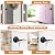 Probrico Matte Black Entry Door Handles with Different Keys, Wave Style Door Levers for Ineterior and Exterior Doors, Reversible Door Knobs for Left and Right Handed Doors, 1 Pack