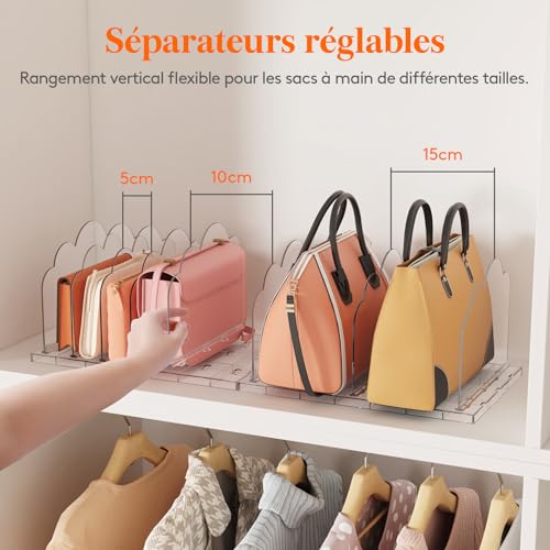 Rangement sac a main rigide pour eviter les plis des grands cabas - 4