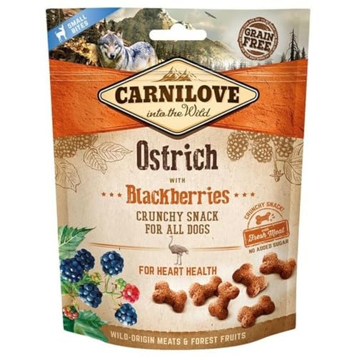 Carnilove Snack Semiumido 200 gr Struzzo e Mirtilli Neri