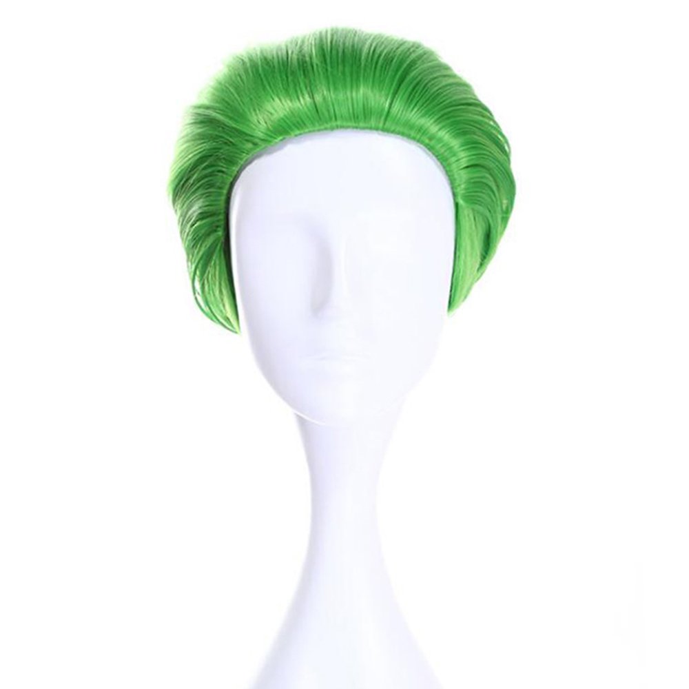 IMISSU Cartoon Characters Long Curly Cosplay Wig Party Costume Wigs for Halloween & Christmas (Green) - Image 2