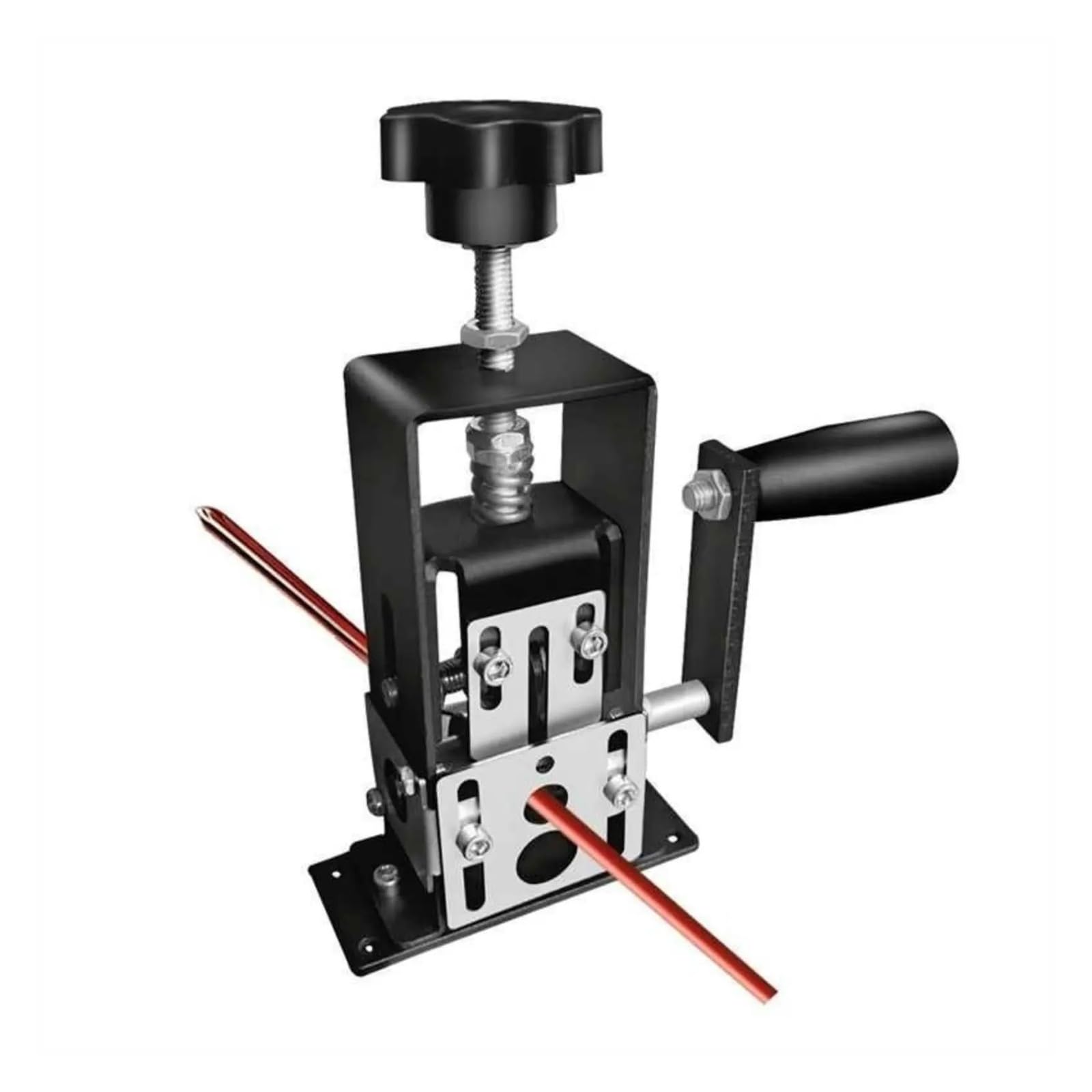 Wire Stripper, Manual Wire Stripping Machine Stable Base Hand Crank Peeling Cable Stripper Adjustable