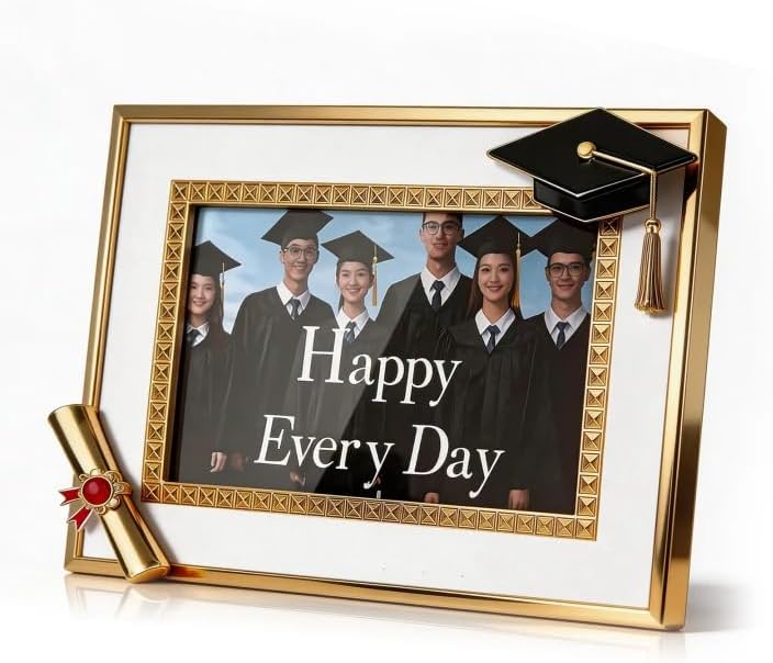 MGupzao Graduation Picture Frame - 4x6 Graduation Photo Frames Class of 2026 Graduation Gifts Metal Design graduation Frame Party Decorations and Keepsake Gift thumbnail