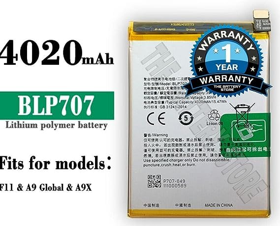 Image of Original BLP707 Battery for Oppo F11 / CPH1913 / CPH1911 / Battery with 1 Year Warranty***(Y00000447)