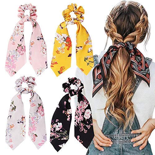 See full amazon price history chart for PATHAK ONLINE 4Pcs Hair Scrunchies Satin Silk Elastic Hair Bands Hair Scarf Ponytail Holder Scrunchy Ties Vintage Accessories for Women Girls(Assorted MULTI Color And Print) PATHAK ONLINE 4Pcs Hair Scrunchies Satin Silk Elastic Hair Bands Hair Scarf Ponytail Holder Scrunchy Ties Vintage Accessories for Women Girls(Assorted MULTI Color And Print) (B08X1RDRFD) Amazon Price History, Amazon Price Tracker