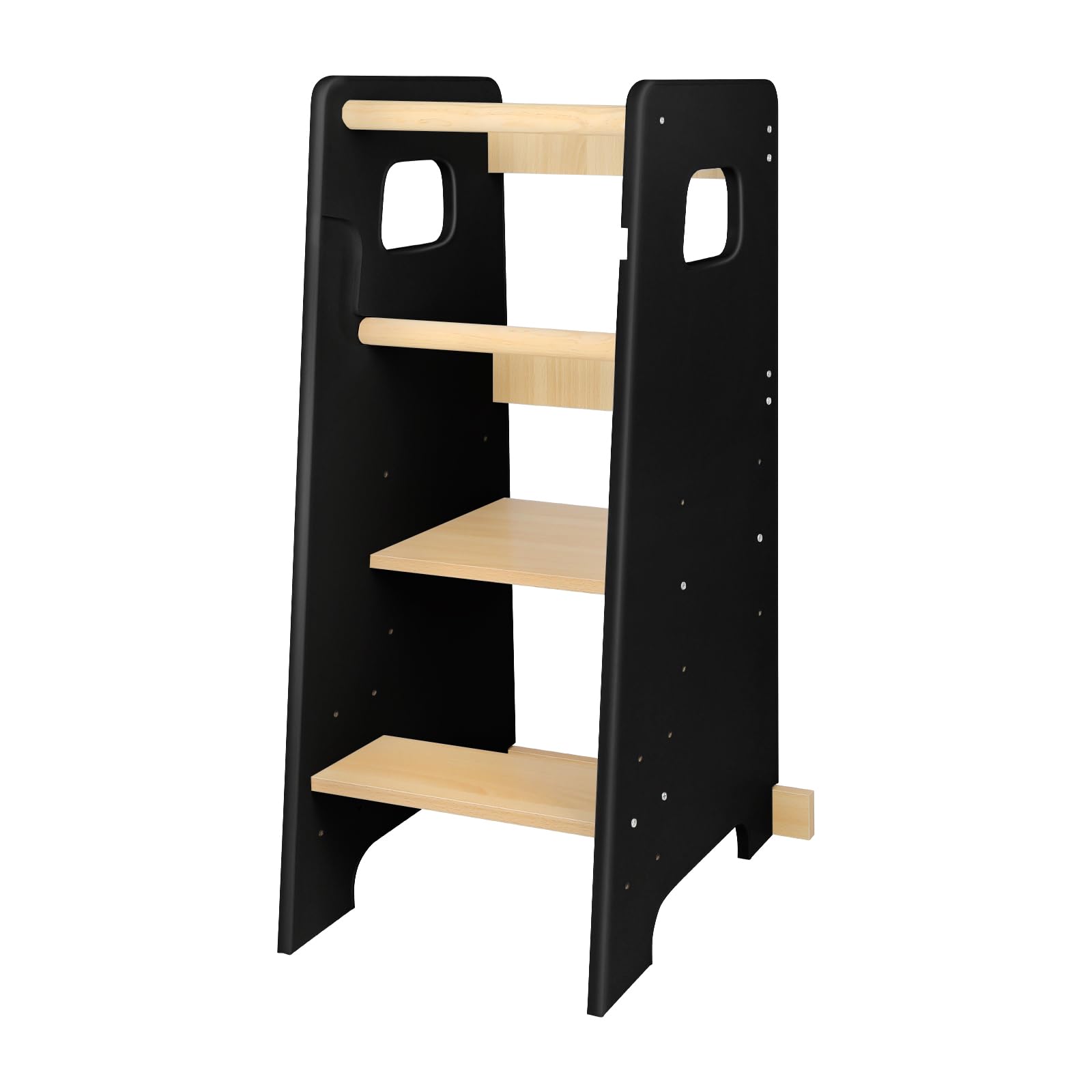 Torre di apprendimento per bambini, Montessori Tour di osservazione pieghevole, piedi antiribaltamento Torre di apprendimento Montessori, Tour di osservazione, a partire da 18 mesi.D,90 x 42 x 40 cm