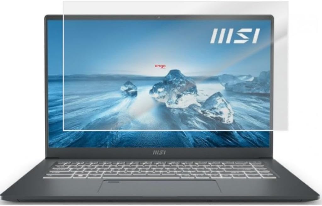 Engo MSI Katana GF66 12UC 15.6 inç ile Uyumlu Mat Ekran Koruyucu 16:9