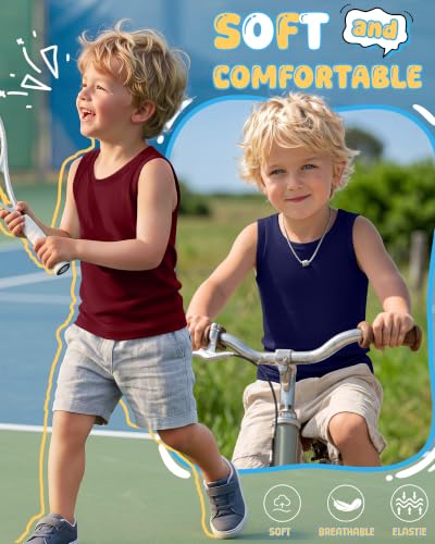 Image of 3 Pack Toddler Boys Tank Tops