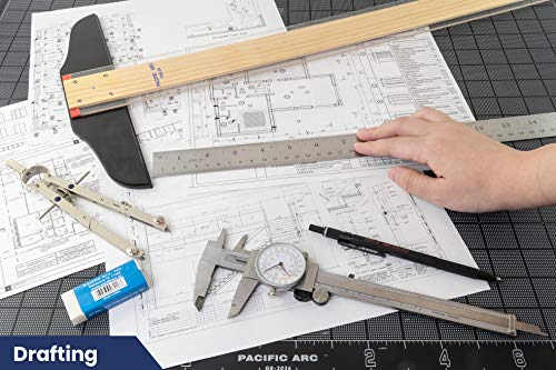 Pacific Arc 18 Inch Stainless Steel Ruler With Inch/Metric Conversion Table #TOP5