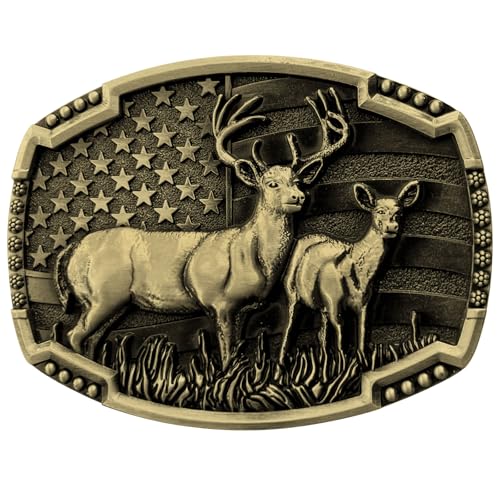 Western Belt Buckles for Men Patriotic Cowboy Belt Buckle for Men American Flag Mens Belt Buckle Punk Western Belt Buckle Western Belt Buckles for Women Big Belt Buckle Mens Western Belt Buckle Gold