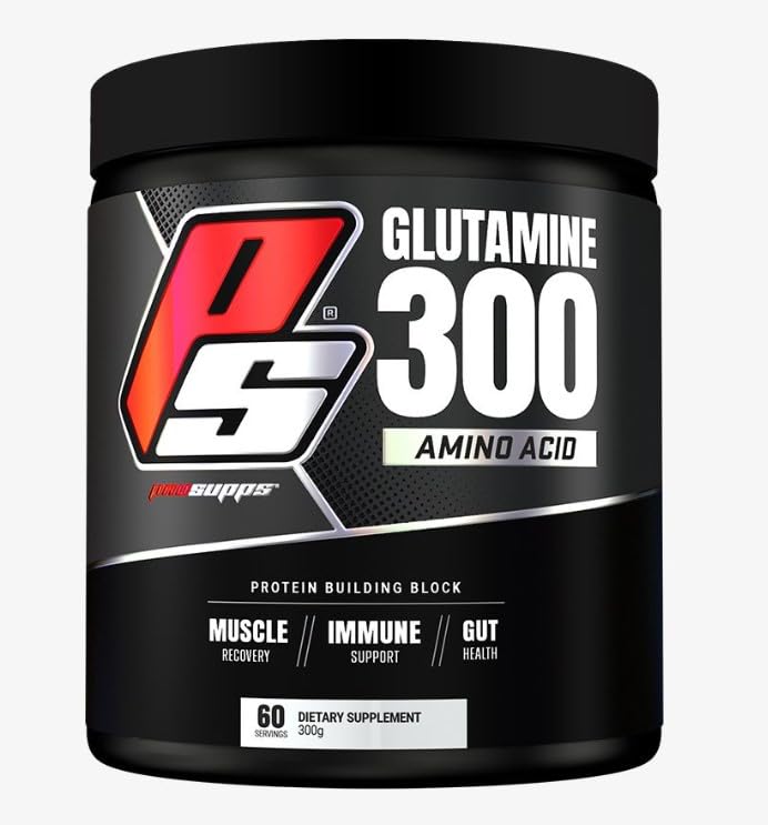 Pro Supps Glutamine 300 Amino Acid Unflavoured 60 Servings, 300G