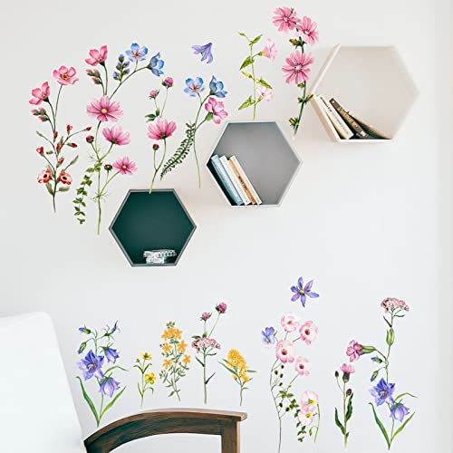 6 Pegatinas de Flores para Pared Juego de 6 Piezas miniatura 4